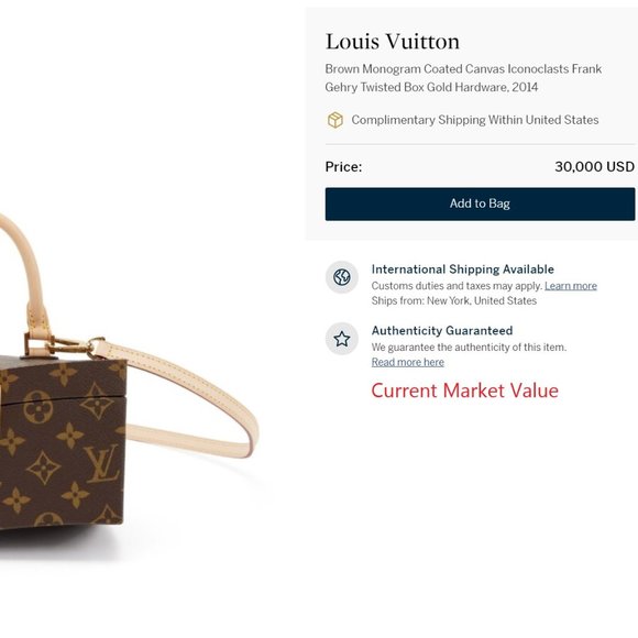 ❌SOLD❌ New LOUIS VUITTON x FRANK GEHRY Twist Box Bag - Picture 16 of 16